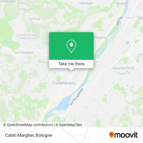 Calati Margher map