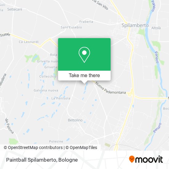 Paintball Spilamberto map