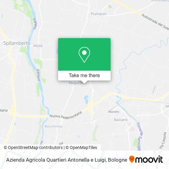 Azienda Agricola Quartieri Antonella e Luigi map