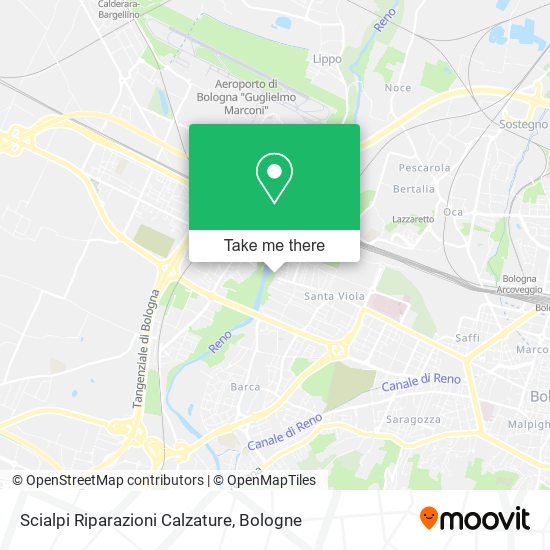 Scialpi Riparazioni Calzature map