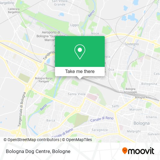 Bologna Dog Centre map