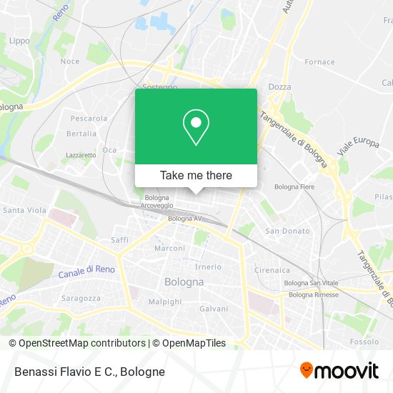 Benassi Flavio E C. map