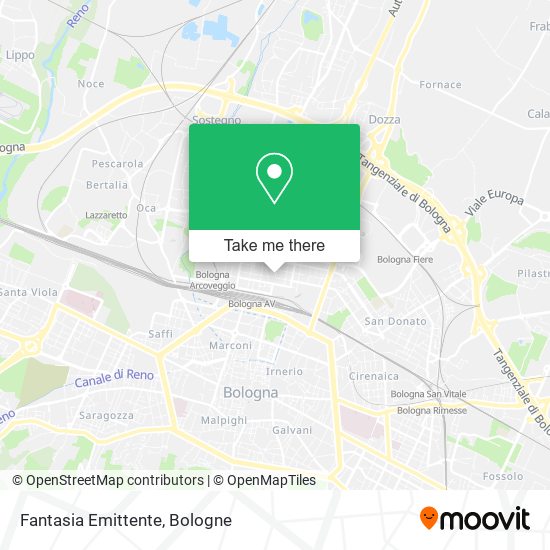 Fantasia Emittente map