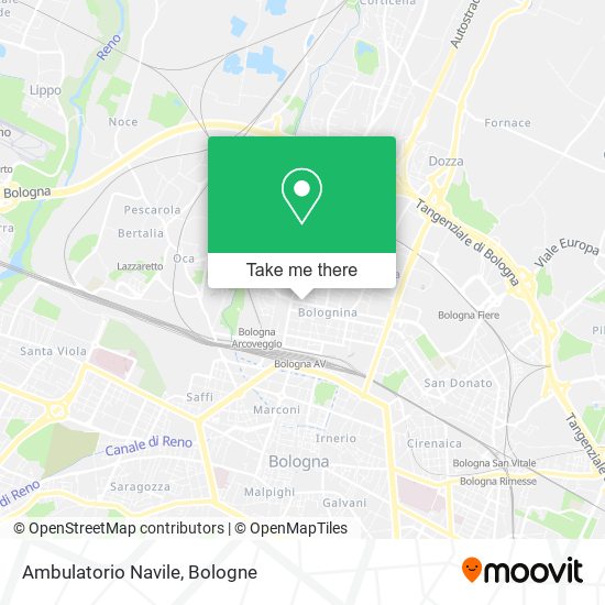 Ambulatorio Navile map