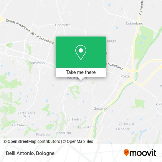 Belli Antonio map