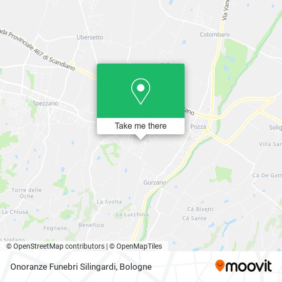 Onoranze Funebri Silingardi map