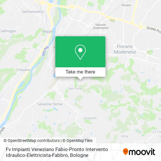 Fv Impianti Veneziano Fabio-Pronto Intervento Idraulico-Elettricista-Fabbro map