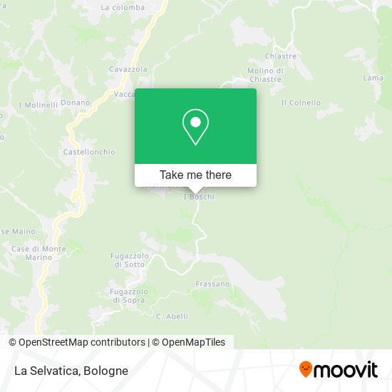 La Selvatica map