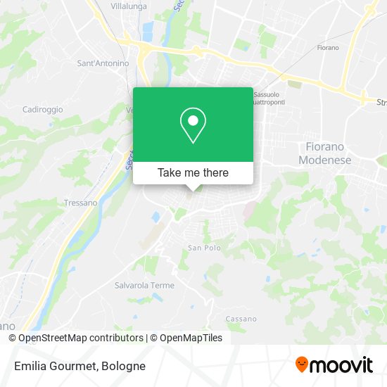 Emilia Gourmet map