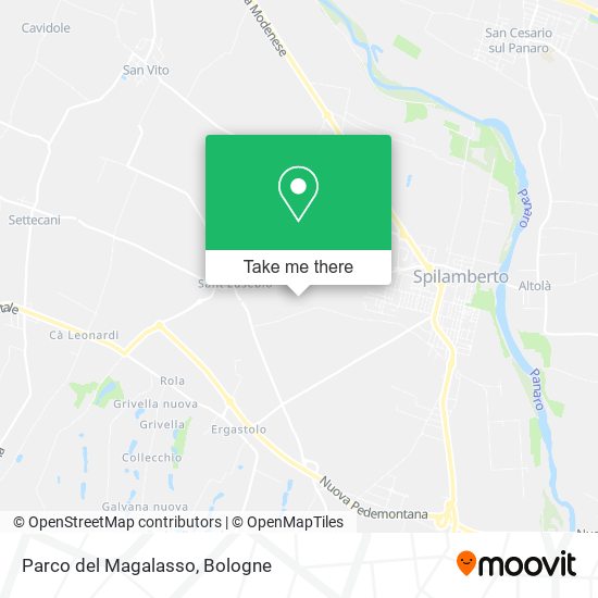 Parco del Magalasso map