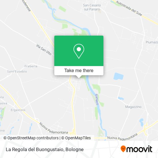La Regola del Buongustaio map