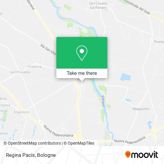 Regina Pacis map