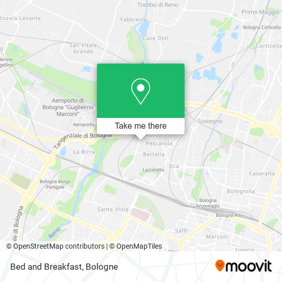 Bed and Breakfast map