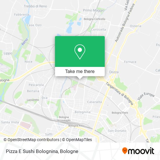 Pizza E Sushi Bolognina map