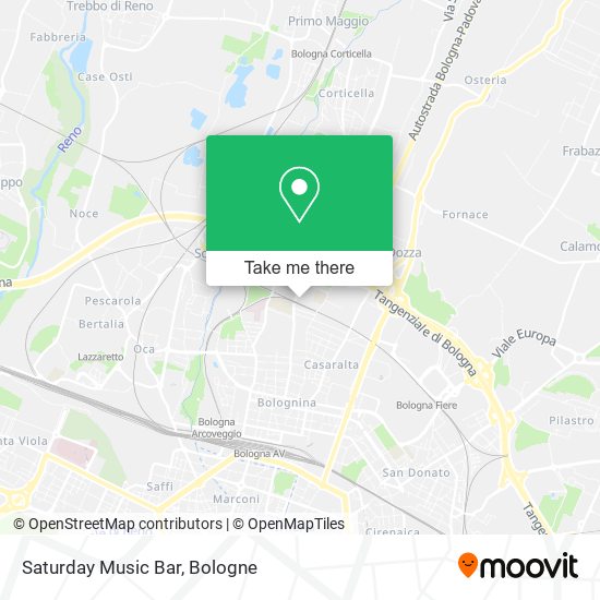Saturday Music Bar map