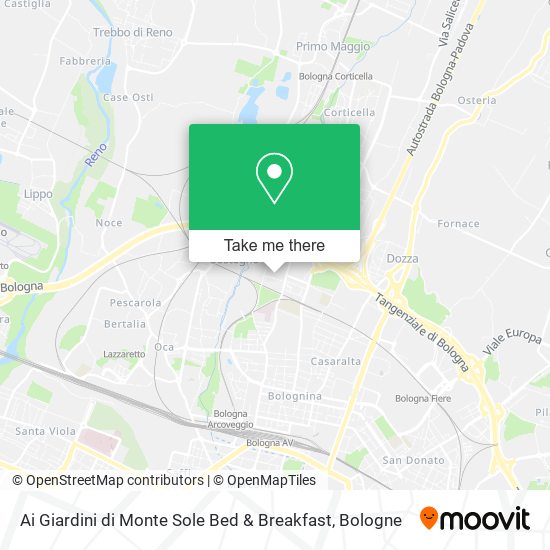 Ai Giardini di Monte Sole Bed & Breakfast map