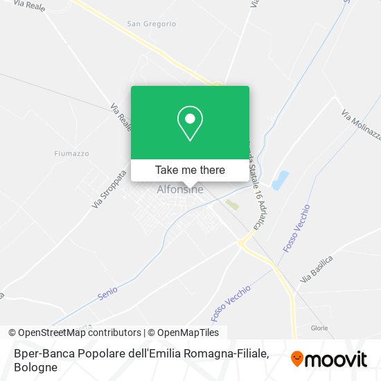Bper-Banca Popolare dell'Emilia Romagna-Filiale map