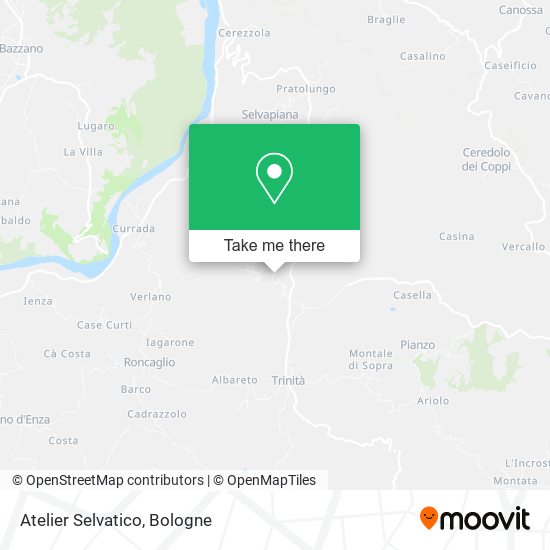Atelier Selvatico map