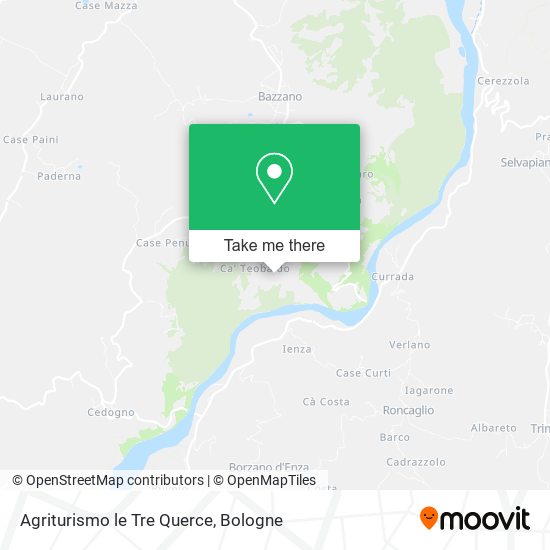 Agriturismo le Tre Querce map