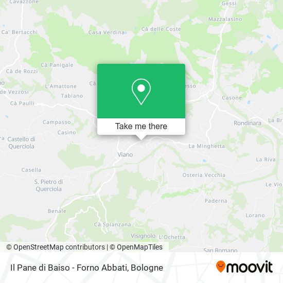 Il Pane di Baiso - Forno Abbati map