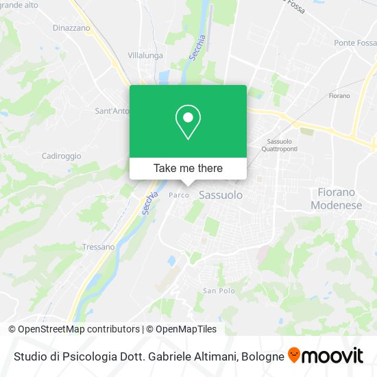 Studio di Psicologia Dott. Gabriele Altimani map