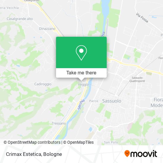 Crimax Estetica map