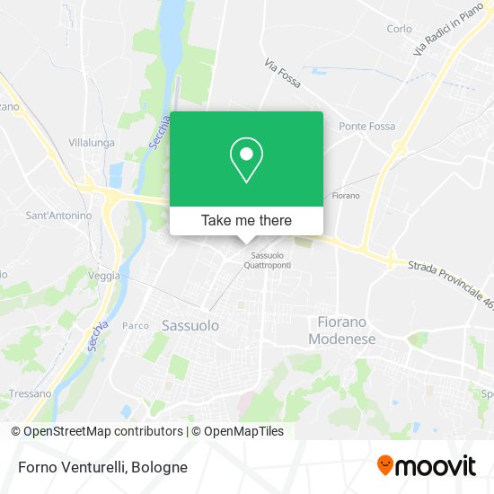 Forno Venturelli map