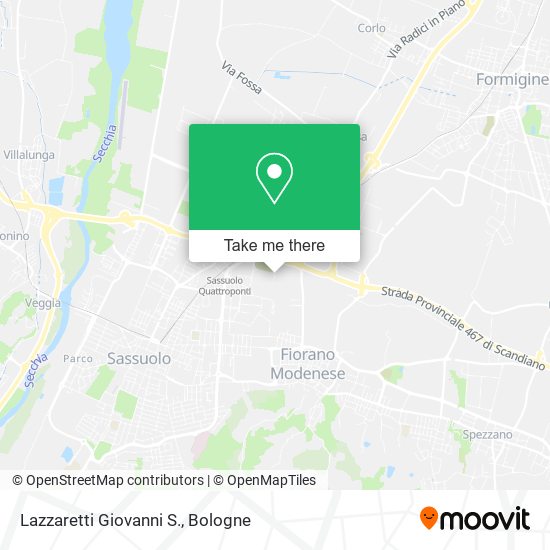 Lazzaretti Giovanni S. map