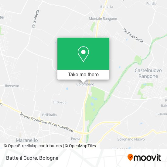 Batte il Cuore map