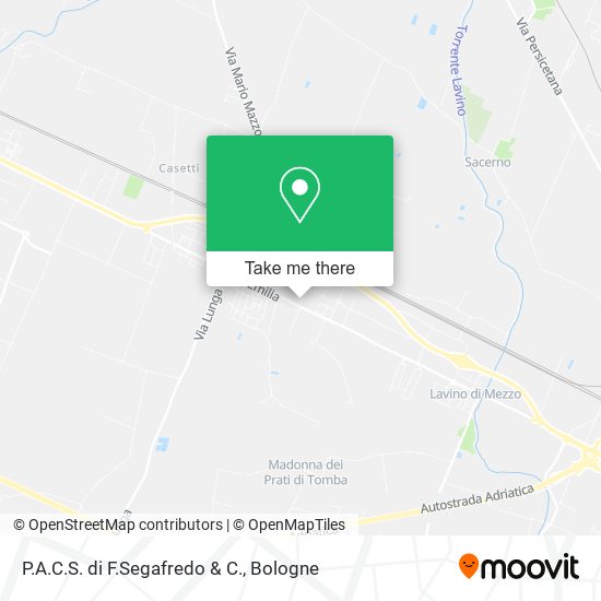 P.A.C.S. di F.Segafredo & C. map