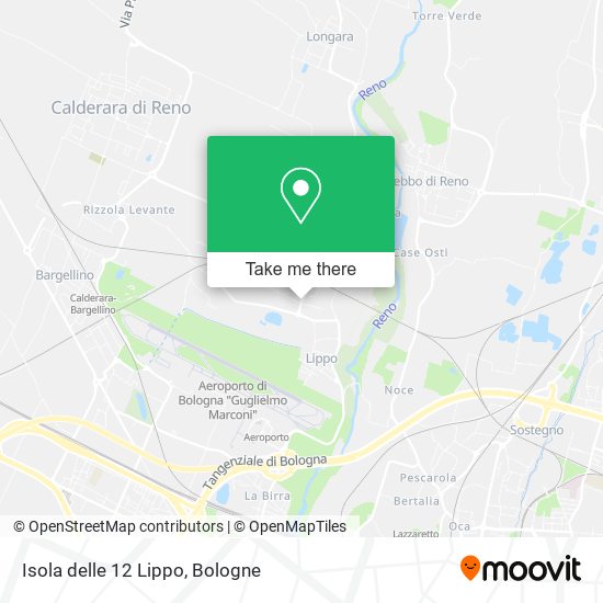Isola delle 12 Lippo map