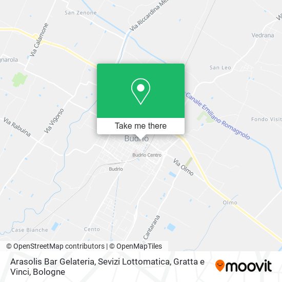 Arasolis Bar Gelateria, Sevizi Lottomatica, Gratta e Vinci map
