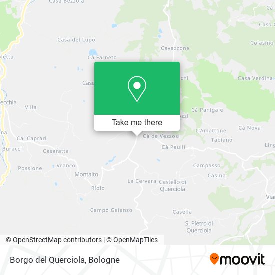 Borgo del Querciola map