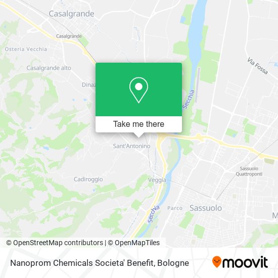 Nanoprom Chemicals Societa' Benefit map