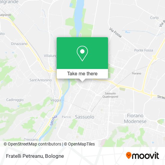 Fratelli Petreanu map