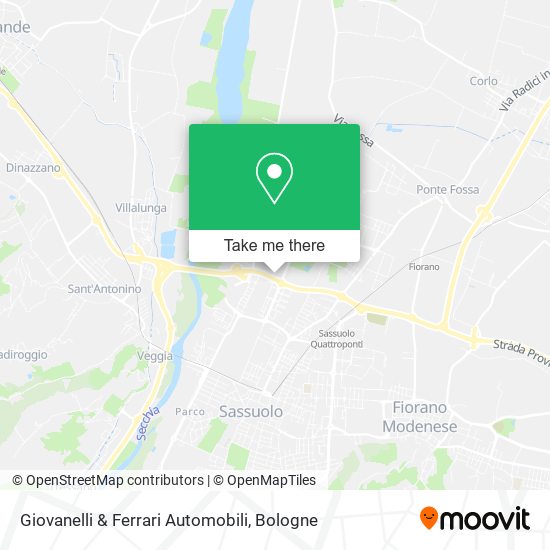 Giovanelli & Ferrari Automobili map