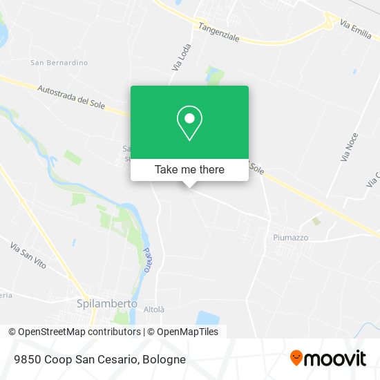 9850 Coop San Cesario map