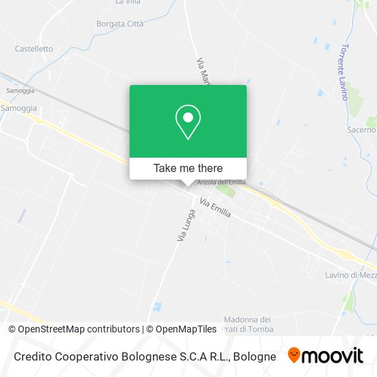 Credito Cooperativo Bolognese S.C.A R.L. map