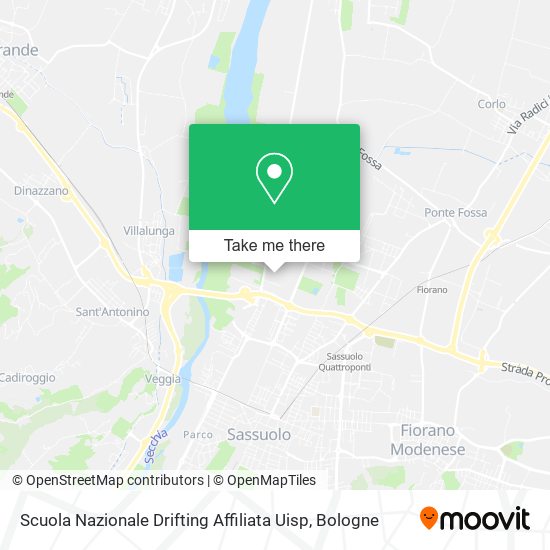 Scuola Nazionale Drifting Affiliata Uisp map