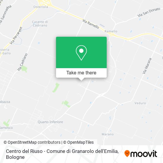Centro del Riuso - Comune di Granarolo dell'Emilia map