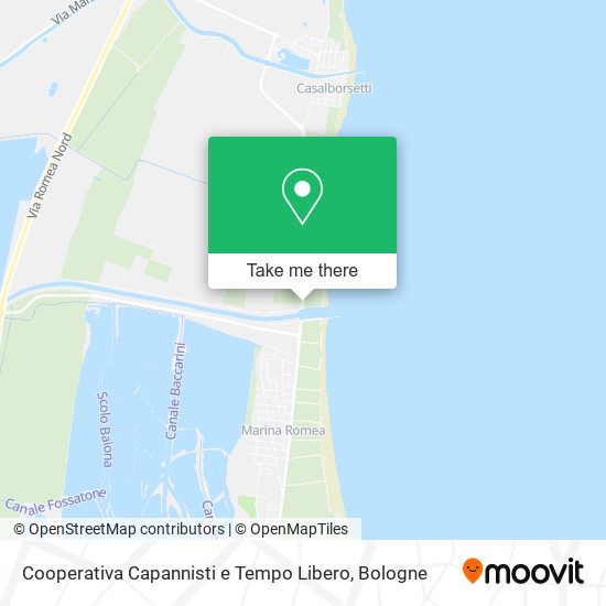 Cooperativa Capannisti e Tempo Libero map