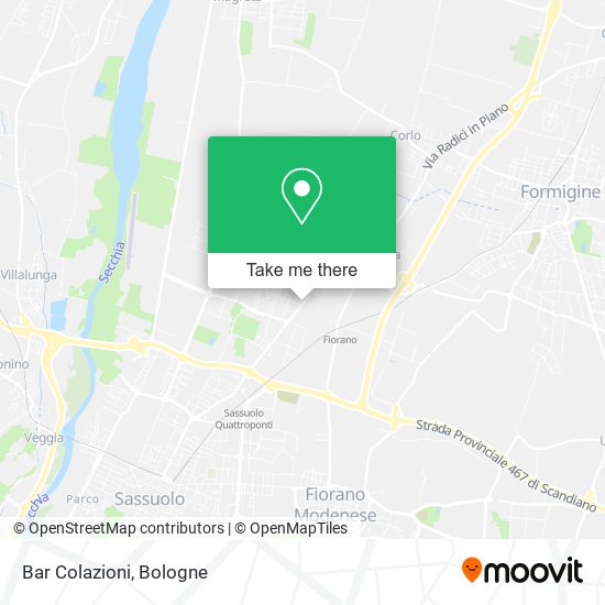 Bar Colazioni map