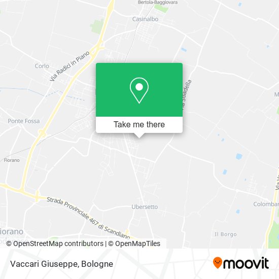 Vaccari Giuseppe map
