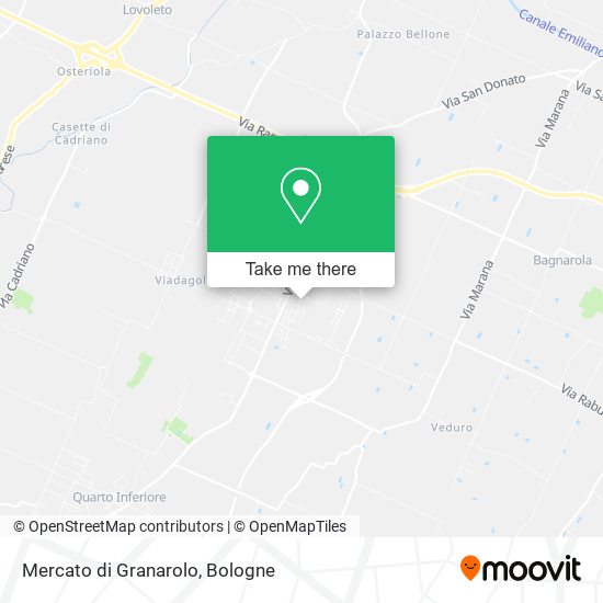Mercato di Granarolo map