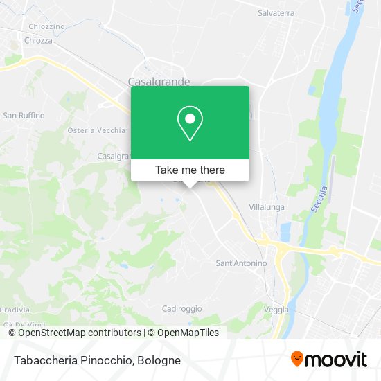Tabaccheria Pinocchio map