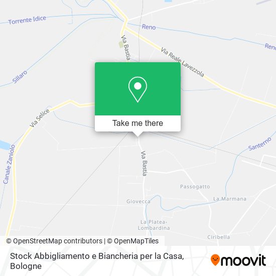 Stock Abbigliamento e Biancheria per la Casa map