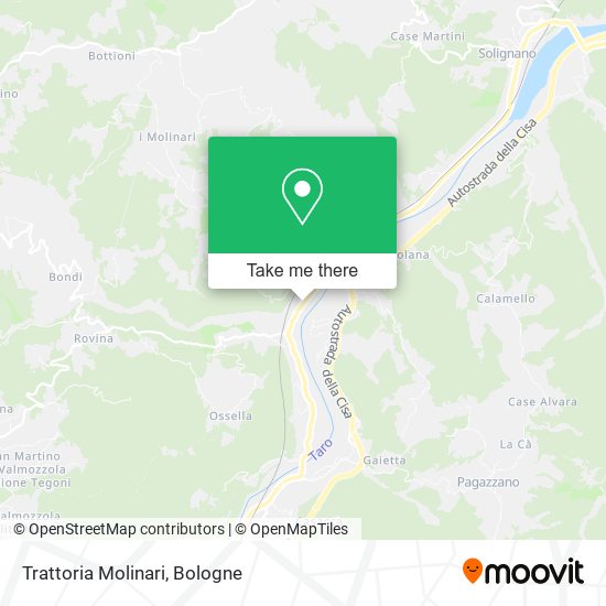 Trattoria Molinari map