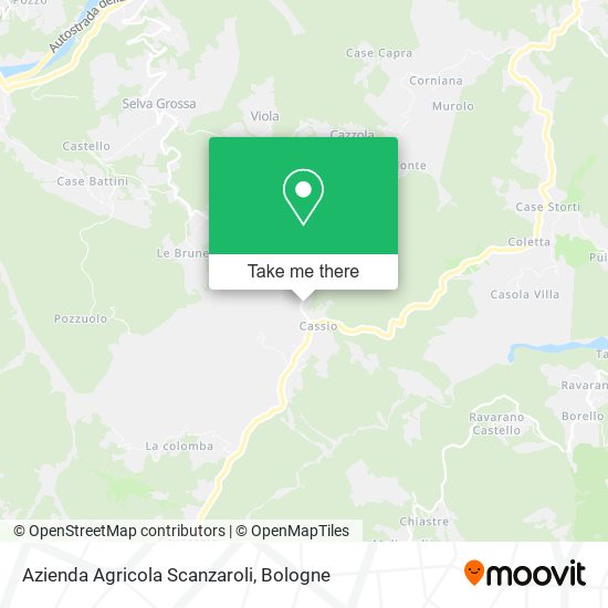 Azienda Agricola Scanzaroli map