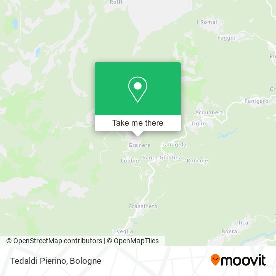 Tedaldi Pierino map