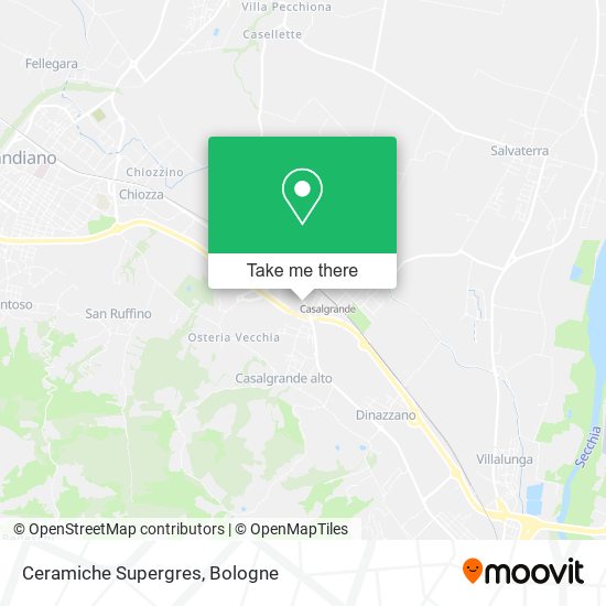 Ceramiche Supergres map